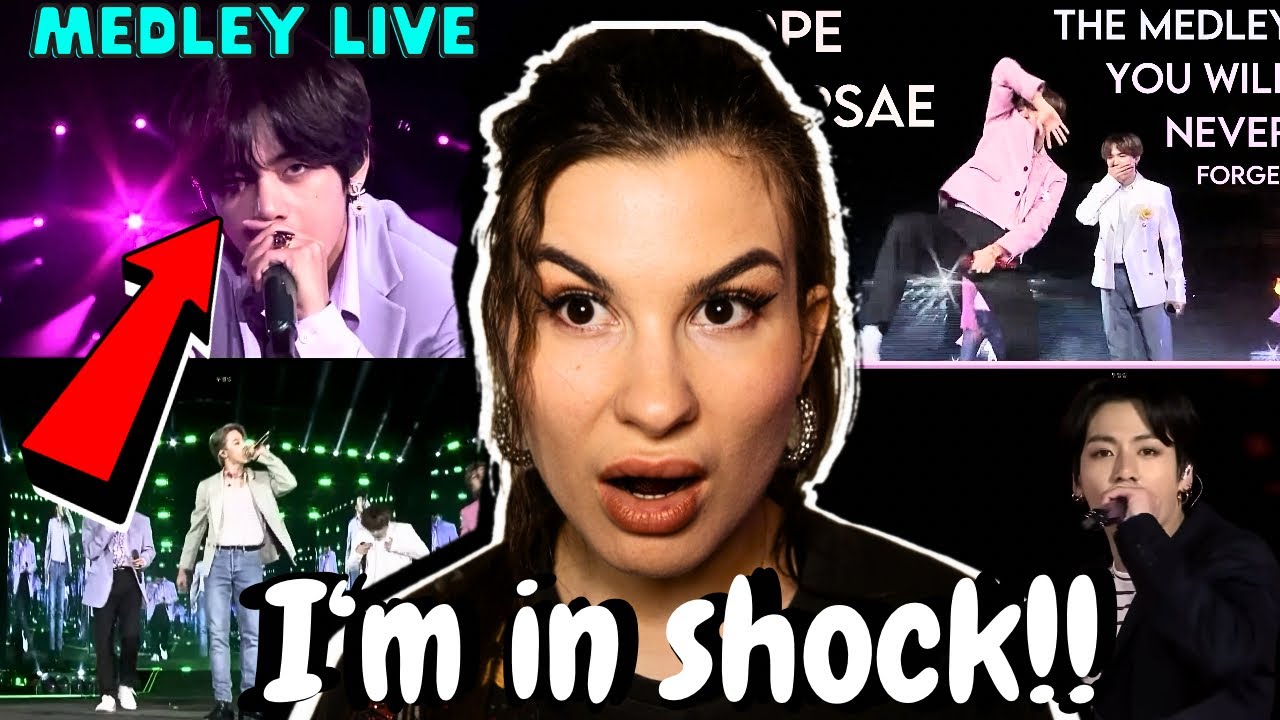 BTS - Dope + Baepsae + Fire + Run MEDLEY LIVE | REACTION