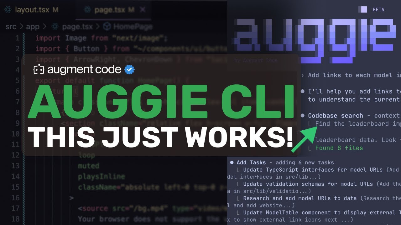 Auggie CLI: Этот AI CODER CLI &mdash; настоящая РАБОЧАЯ ЛОШАДКА!