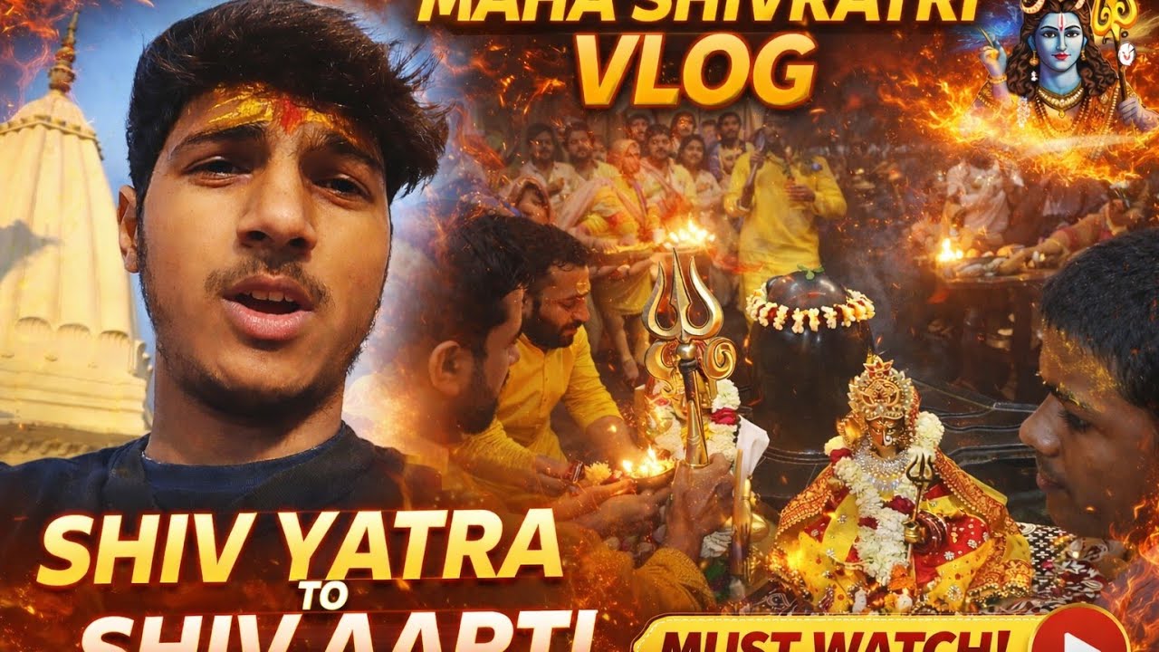 Maha Shivratri Vlog 2026 🔱 | Shiv Yatra Se Shiv Aarti Tak Pura Safar 😍.