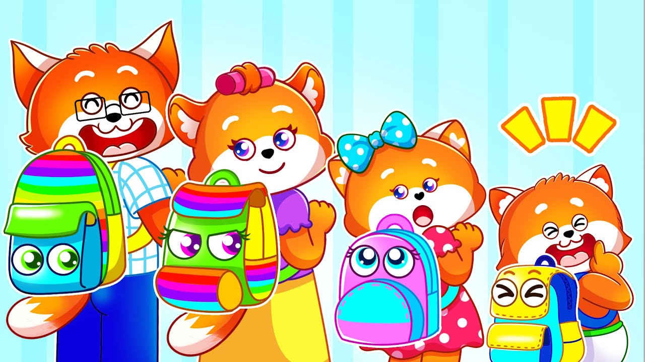 Matching Backpacks for Best Friends Song 🎒 +More Funny Kids Songs & Nursery Rhymes by Lucky Zee Zee