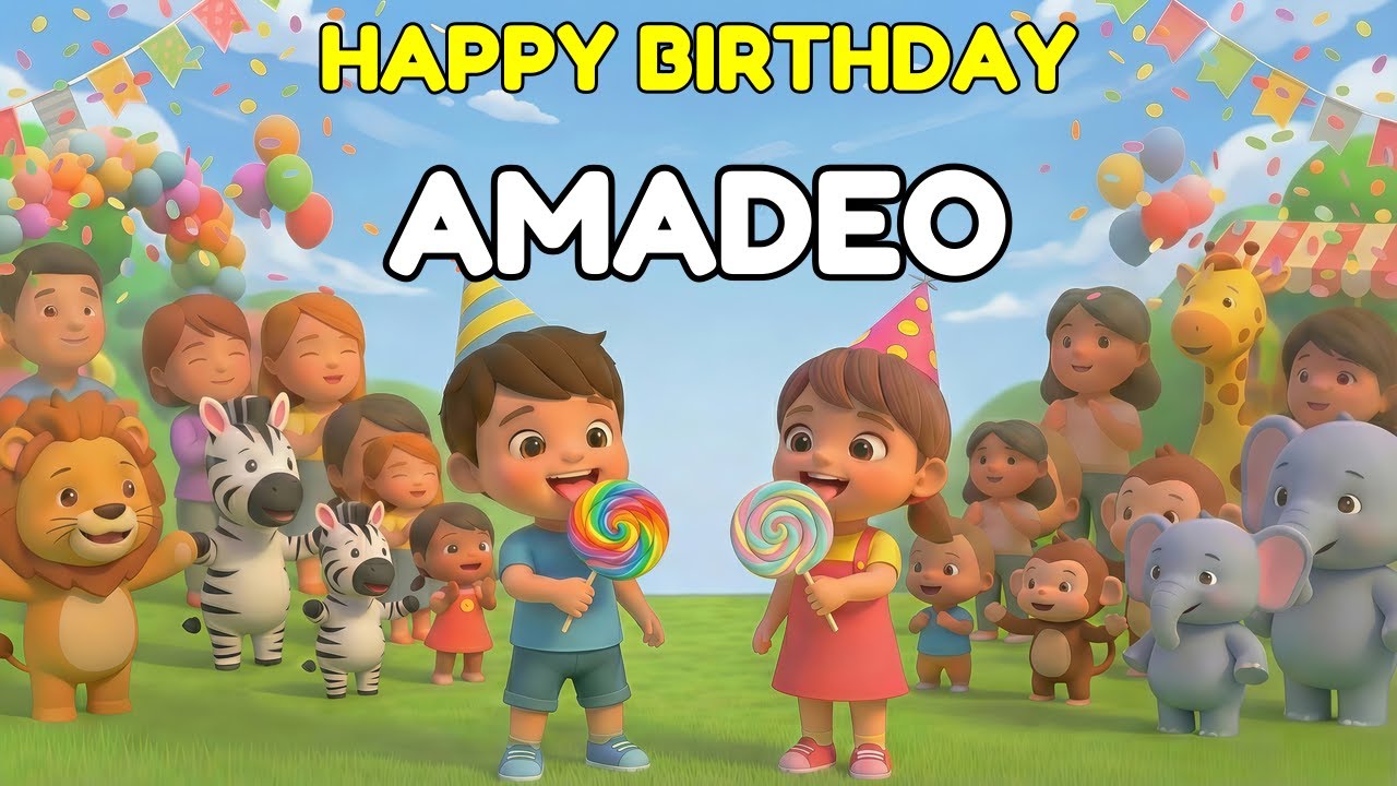 Happy Birthday Amadeo! 👑
