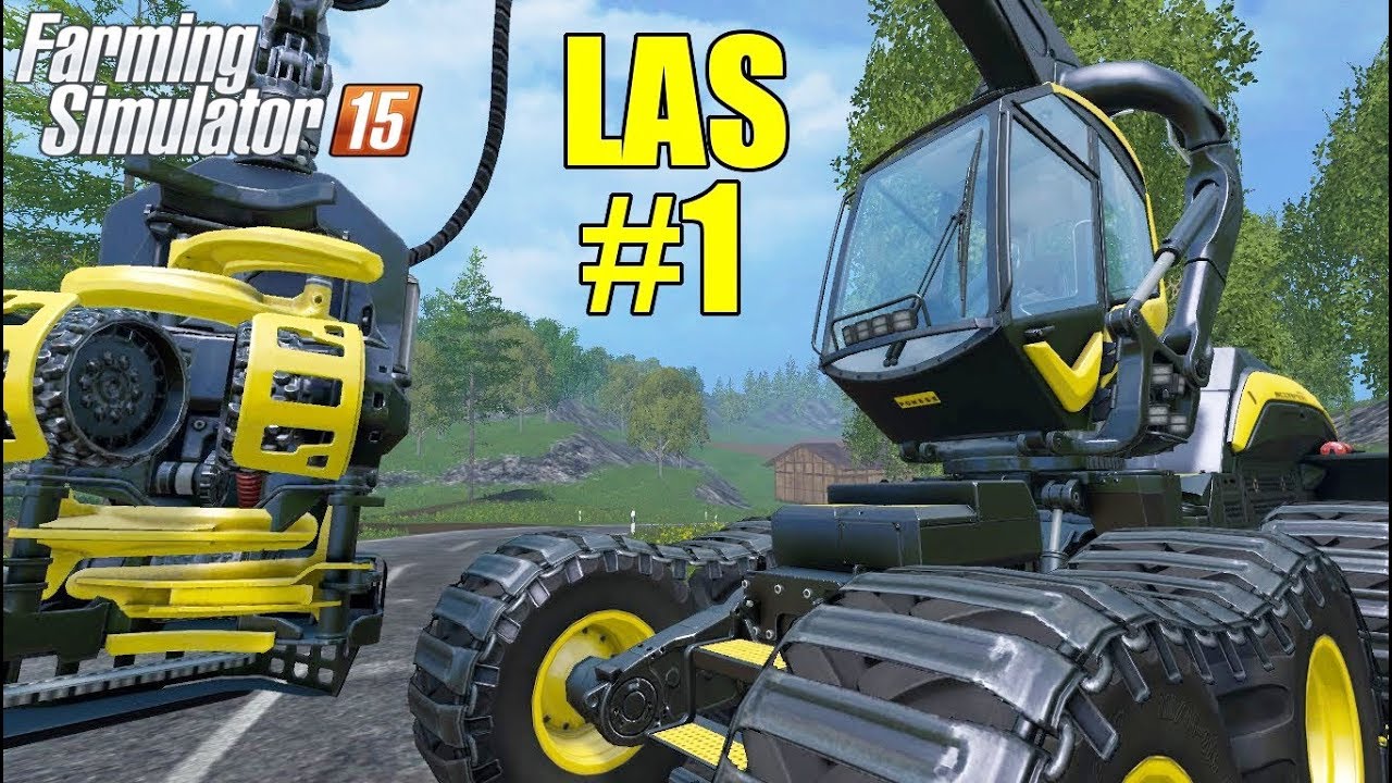 Ścinanie drzew - Leśnictwo w Farming Simulator 15 #1 [PORADNIK], FS15 gameplay pl