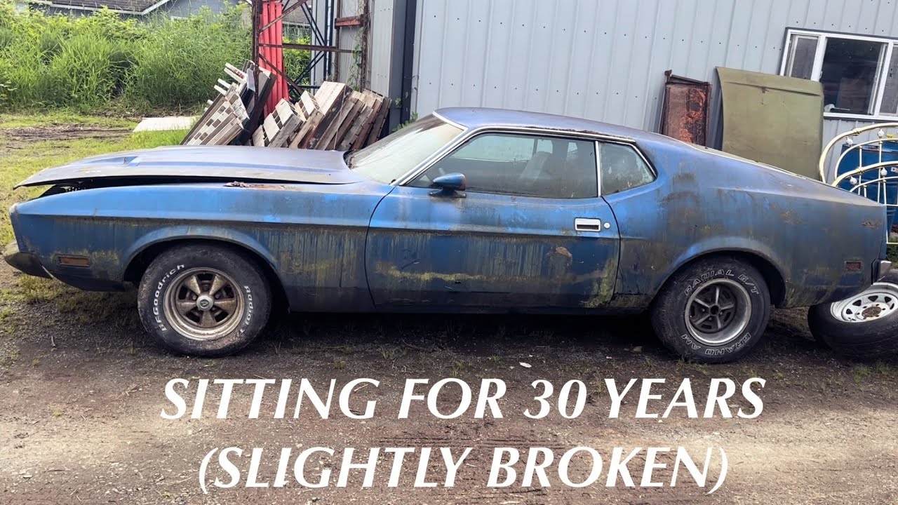 Реанимация Ford Mustang Fastback 1973 года после 30 лет гниения во дворе