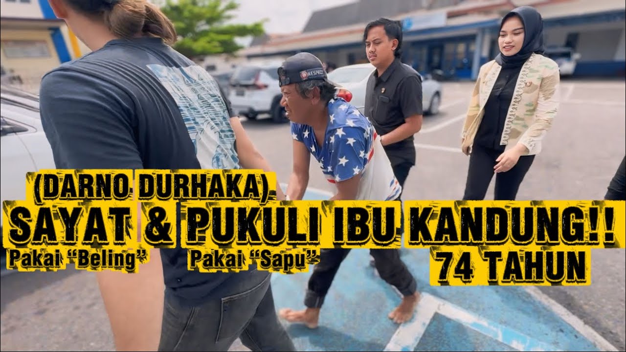 ‼️SUNGGUH TEGA‼️Aniaya Ibu Sendiri “DARNO” si Penggali Kuburan Langsung di Buru (BUSER NAGA)!!!