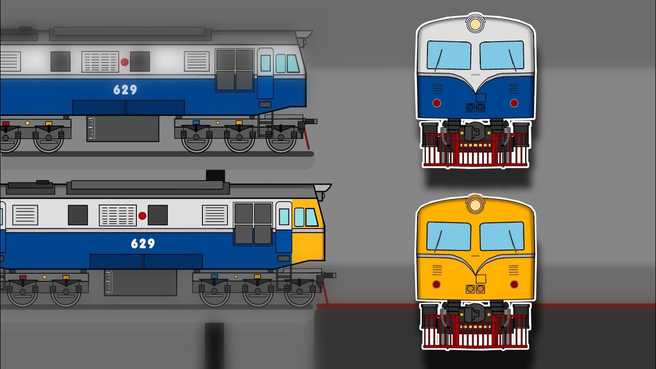 รถไฟไทย Galaxy express 901: Speedpaint HITACHI (Old generation) 629 Ver. Galaxy Express