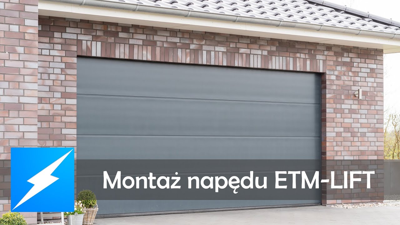 Samodzielny montaż napędu bramy garażowej ETM-LIFT - Elektrobim.pl