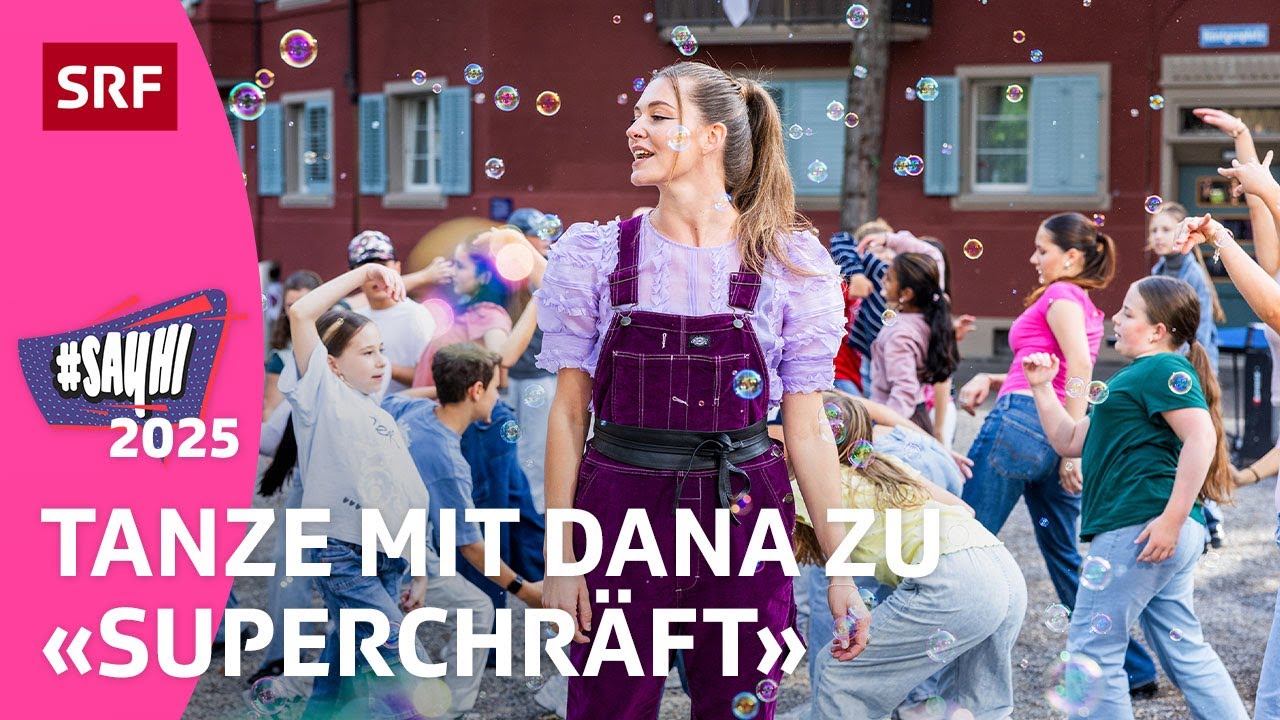 #SayHi 2025: DANA mit &laquo;Superchr&auml;ft&raquo; 💪 | Kindervideos | SRF Kids