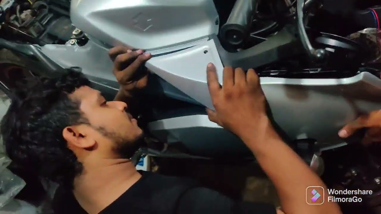 new gixxer To gixxer sf body kit set up