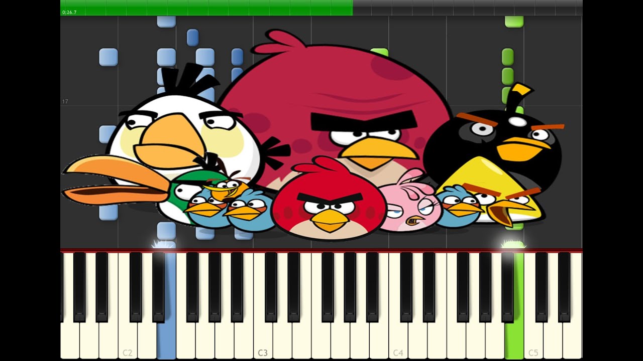 Angry Birds - Theme Song (Piano)