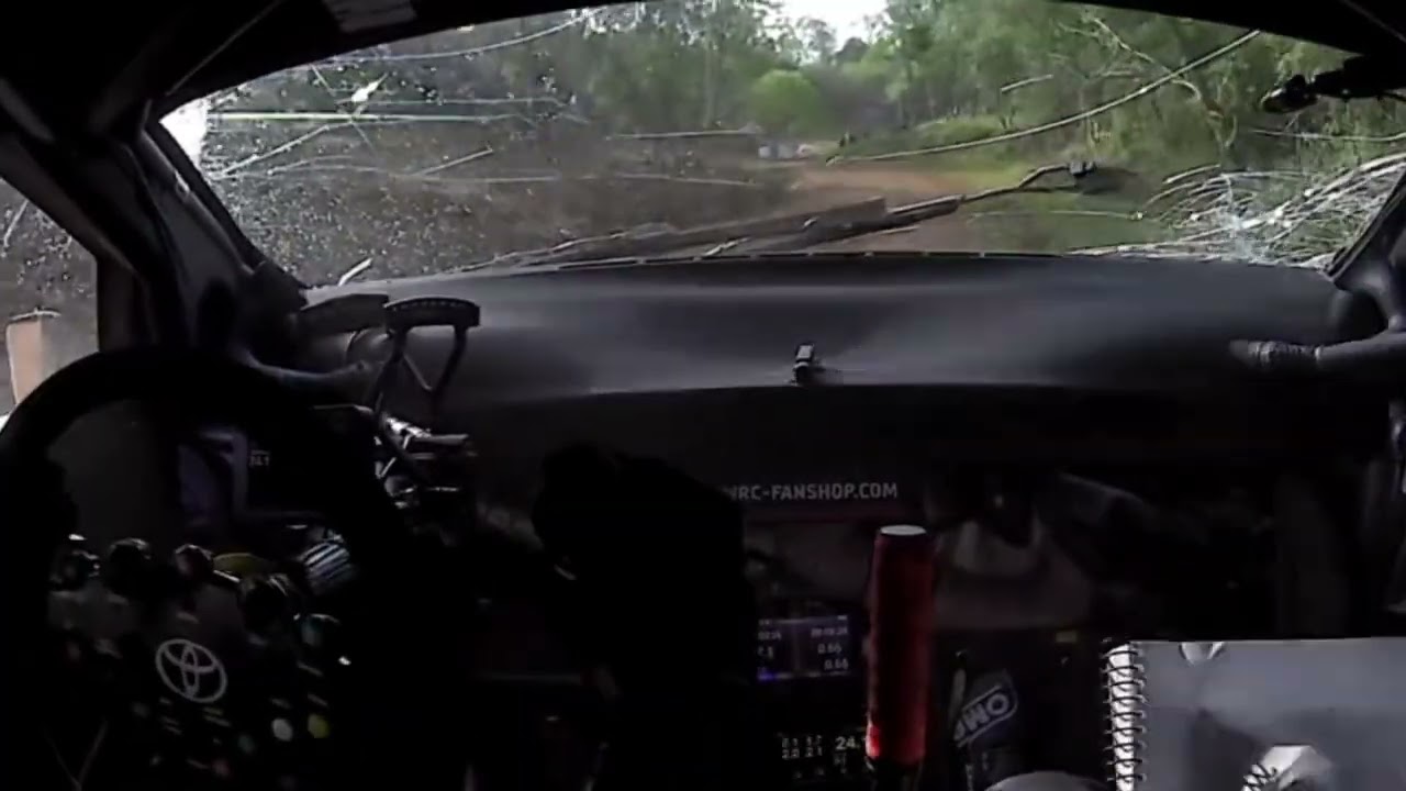 Сильная авария Кацуты на Ралли Парагвая 2026 #katsuta #авария #wrc #раллипарагвая #2026