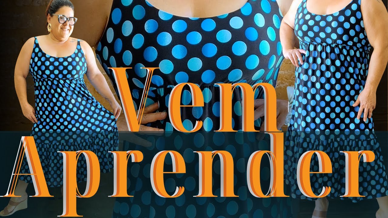 TCHAU FERRO DE PASSAR ESSE VESTIDO NÃO AMASSA VEM APRENDER ESSE MODELO PARA O VERÃO