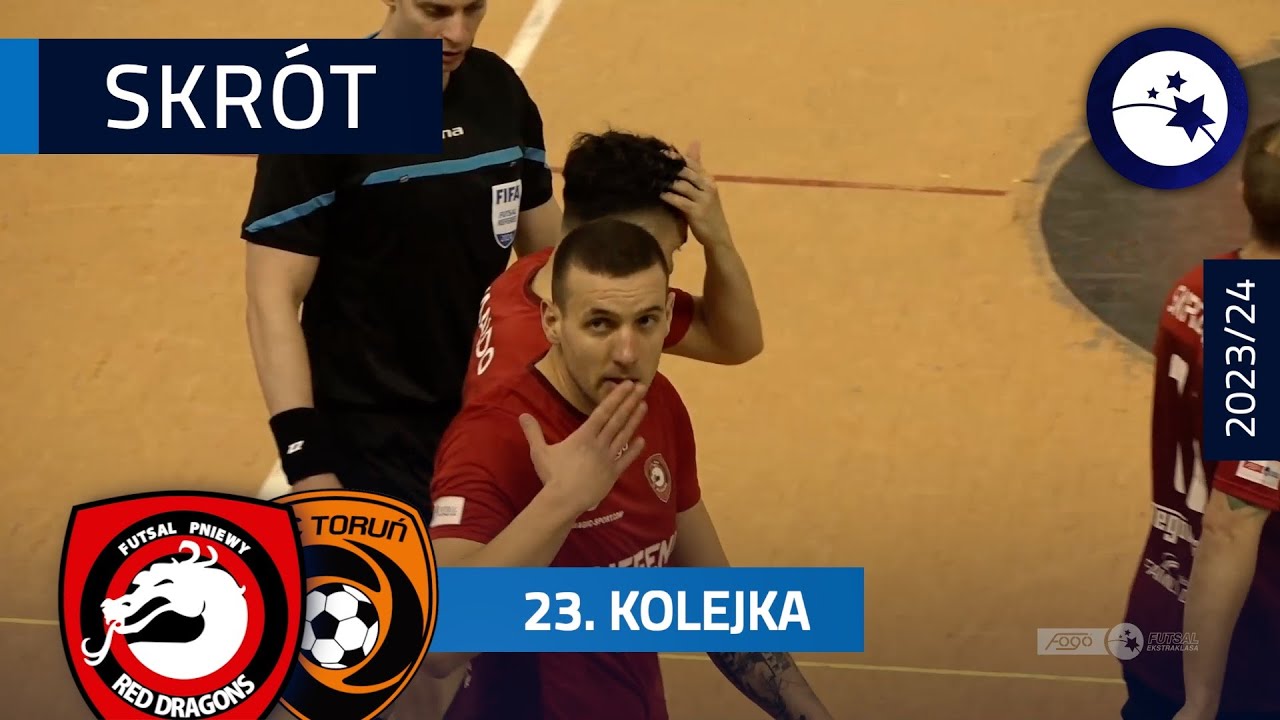 Red Dragons Pniewy - FC Reiter Toruń 5:4 | SKRÓT | 23. kolejka (2023/24)
