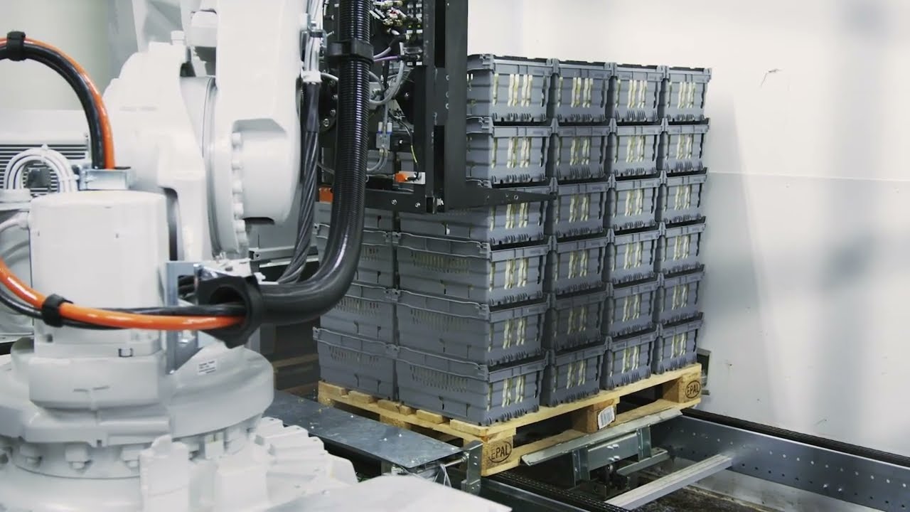 Robotic Mixed SKU Palletizing