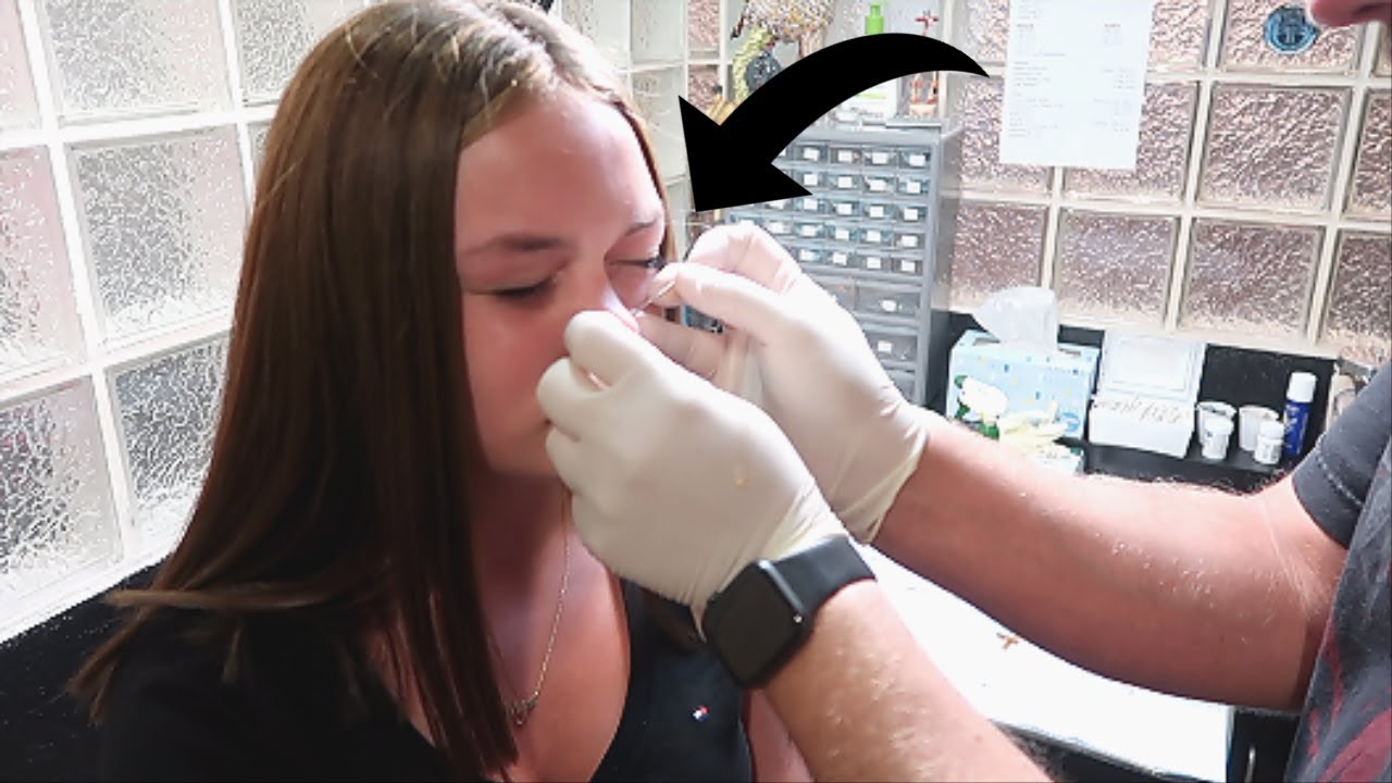 Mya Gets Her NOSE PIERCED!(at 14 years old)