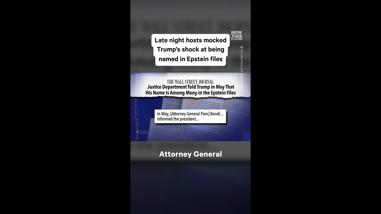 Trump in Epstein Files Shocks Late-Night Hosts