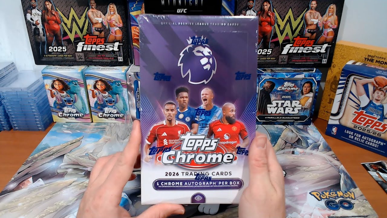 2025/2026 Topps Chrome Premier League Hobby Box Opening!!!!!(Huge Dual Auto)