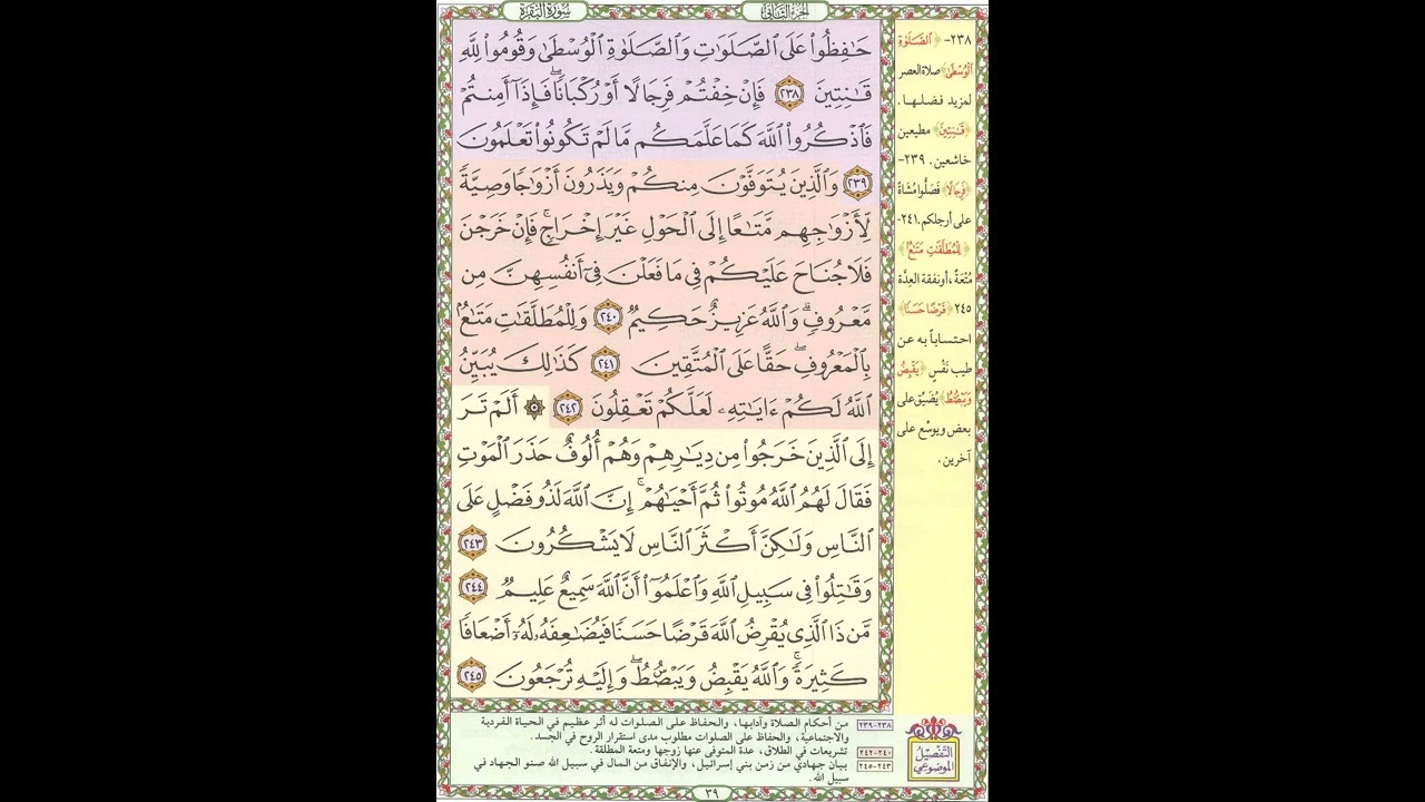 تحفيظ القران - سورة البقرة صفحة 39 - مكررة 5 مرات - بصوت الشيخ الحصري