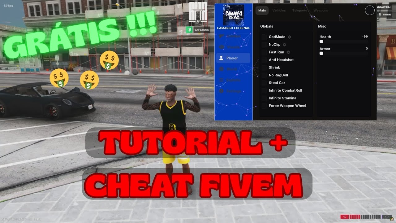 TUTORIAL + Ch3at GRATIS FiveM Sem BAN GLOBAL