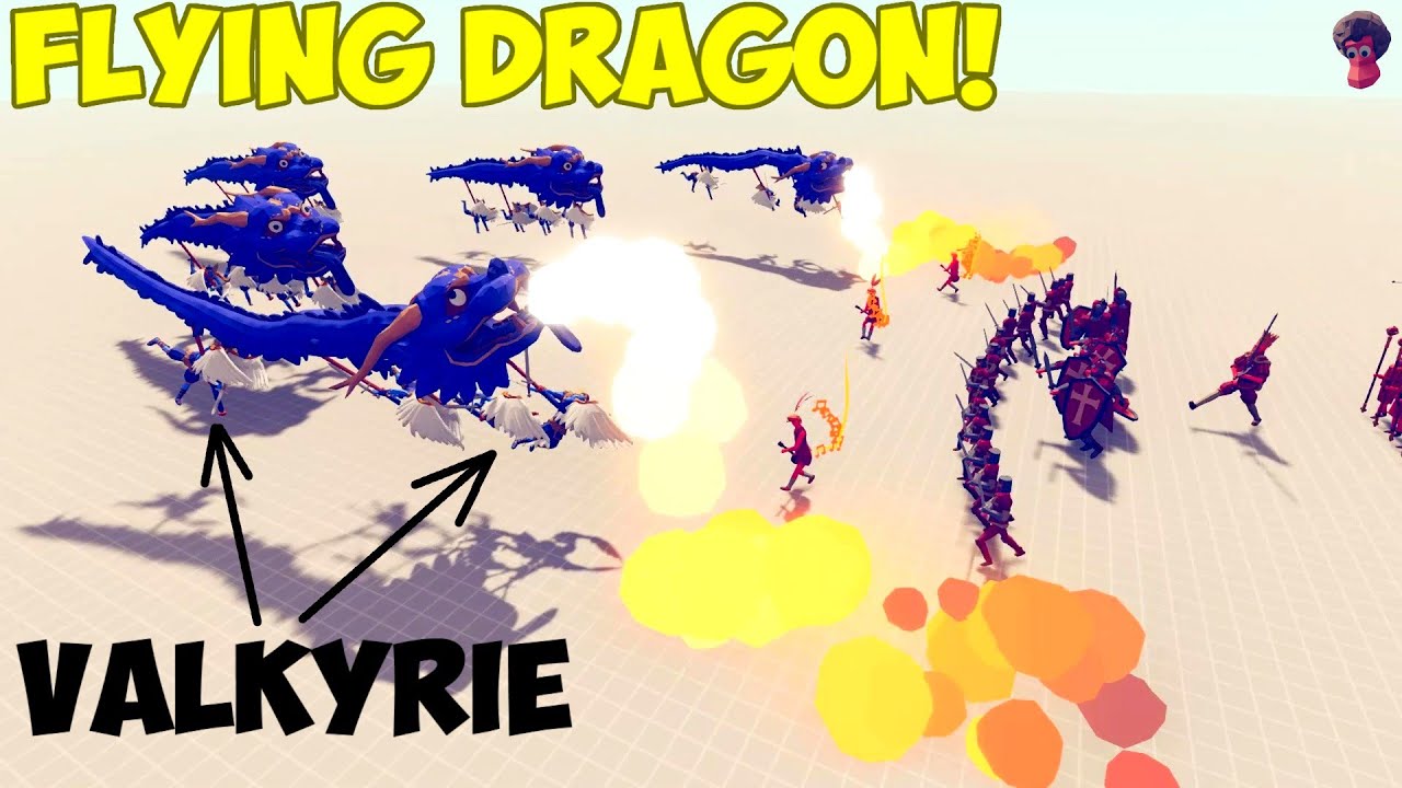 Dance in the air! Valkyrie Dragon + Bobnus(Bonus) - TABS MODS