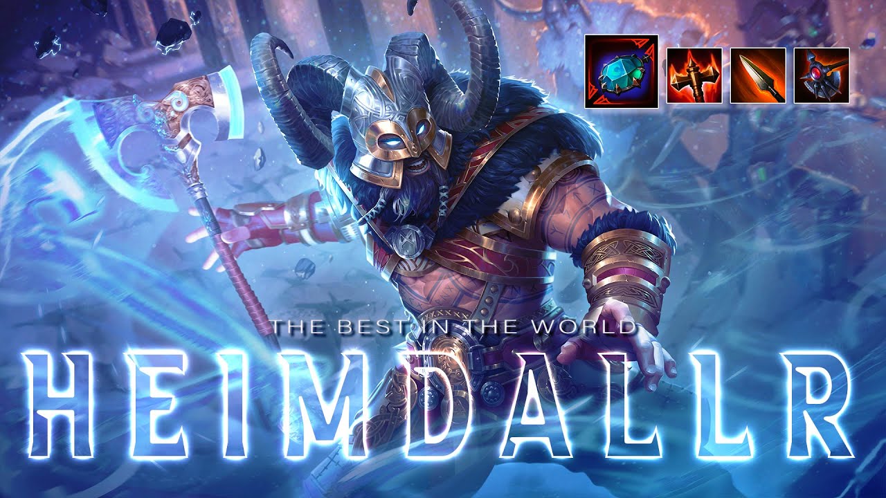 Try my new BLUESTONE HEIMDALLR build to CARRY Smite games!
