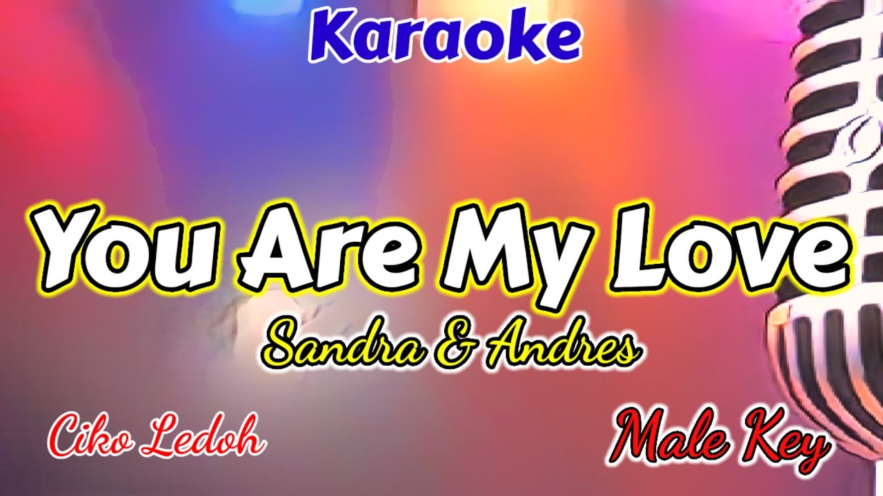 YOU ARE MY LOVE_Sandra & Andres_Male Key_ Karaoke