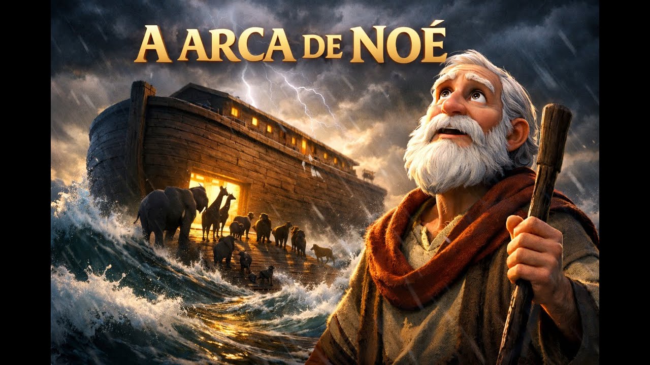 A Arca de Noé | Filme curta-metragem Bíblico Animado
