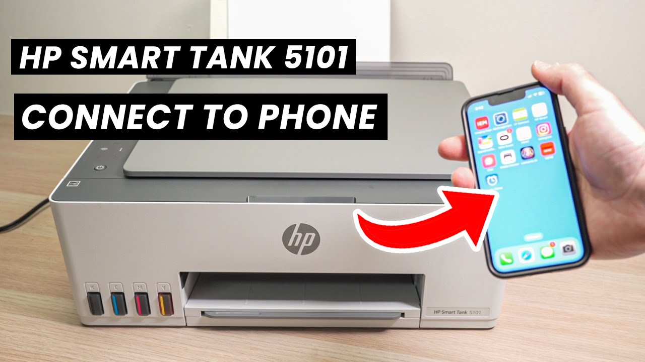 Принтер HP Smart Tank 5101: как подключить к телефону (iPhone и Android)