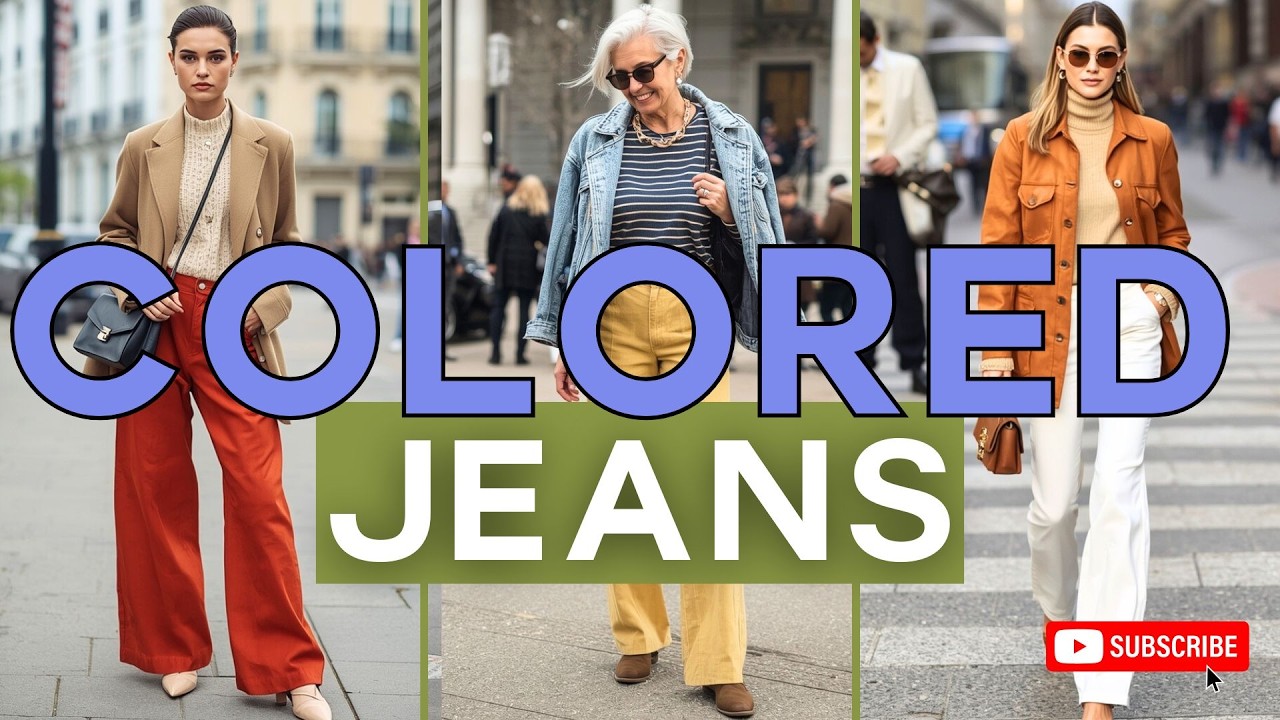 Colored Denim 2026 | Elegant & Flattering Outfit Formulas