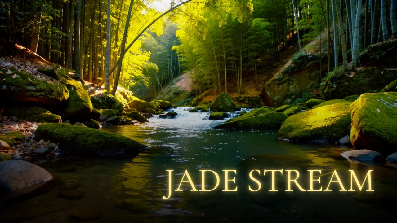 Jade Stream — Bamboo Forest Stream Sounds for Sleep & Relaxation | 30 Minutes