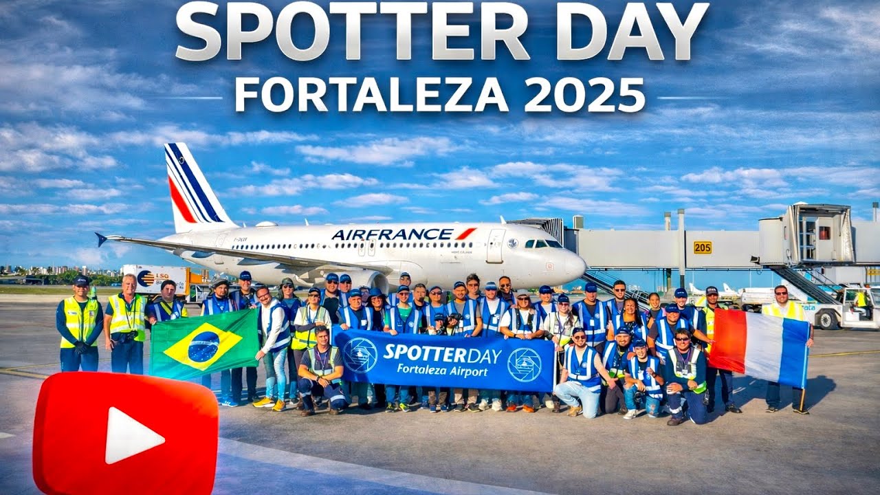 SPOTTER DAY FORTALEZA 2025 ✈️ | Bastidores do Aeroporto & Aviões de Perto | 4K HDR