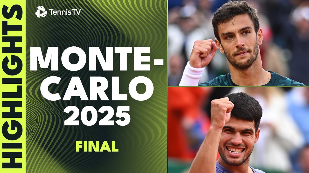 Lorenzo Musetti vs Carlos Alcaraz For The Title 🏆 | Monte-Carlo 2025 Final Highlights