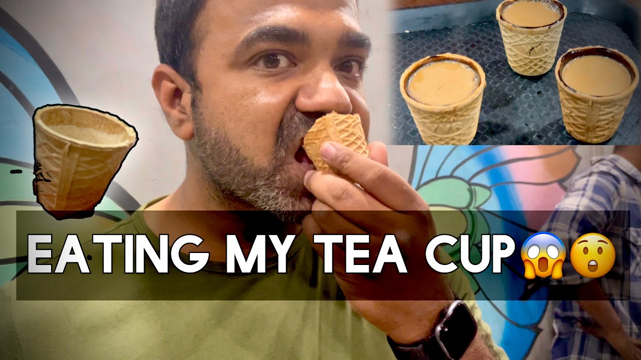 Drink your tea, Eat your cup || Eco freindly tea cups @Hyderabad #chaibhai