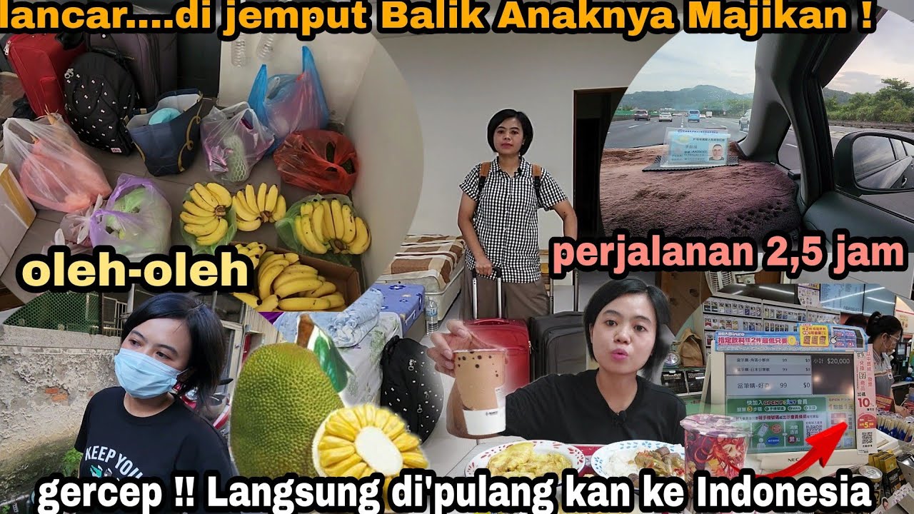akhirnya DI JEMPUT BALIK  PULANG !! detik-detik meninggalkan tempat kerja baru ku