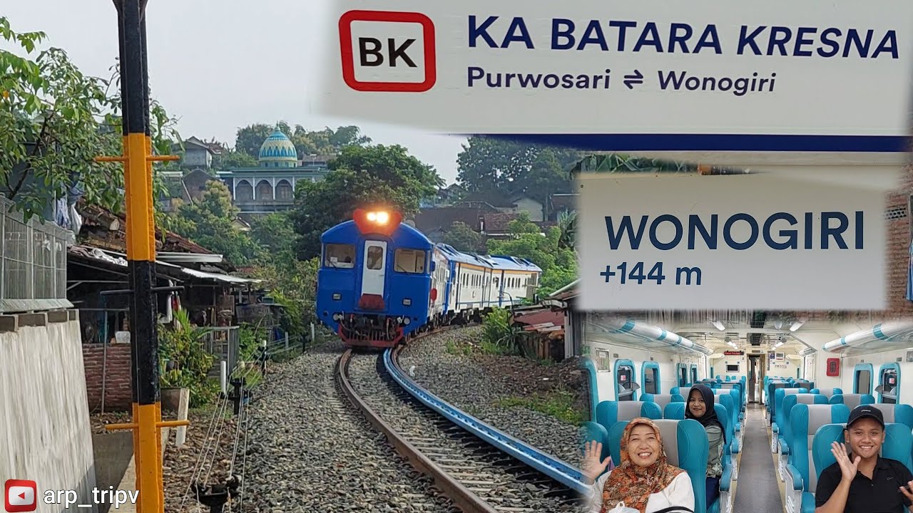 Lebih Ngebut...New KA Batara Kresna di Stasiun Wonogiri  tiket hanya 4 ribu