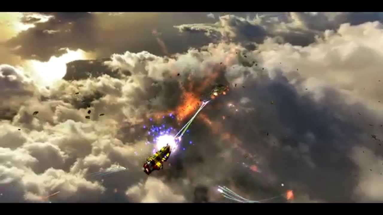 Homeworld 2 Complex Mod HGN vs VGR No Lags Epic Battle 5