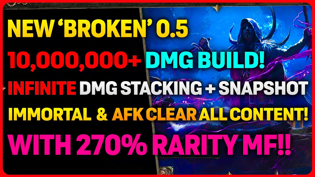 NEW 10,000,000+ DMG Infinite Scaling IMMORTAL 0.5 AFK Build! | 270%+ Rarity MF!
