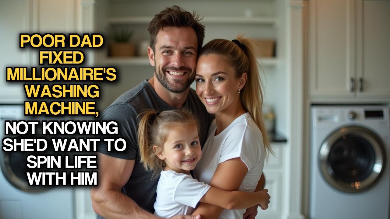 Poor Dad Fixed Millionaire's Washing Machine, Not Knowing She'd Want to Spin Life With Him