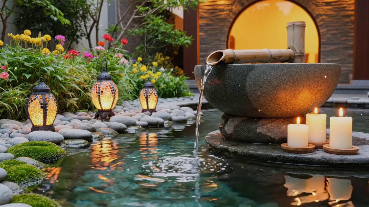 Healing Piano and Natural Water 🌿 Stress Relief, Calm Emotions, Deep Rest