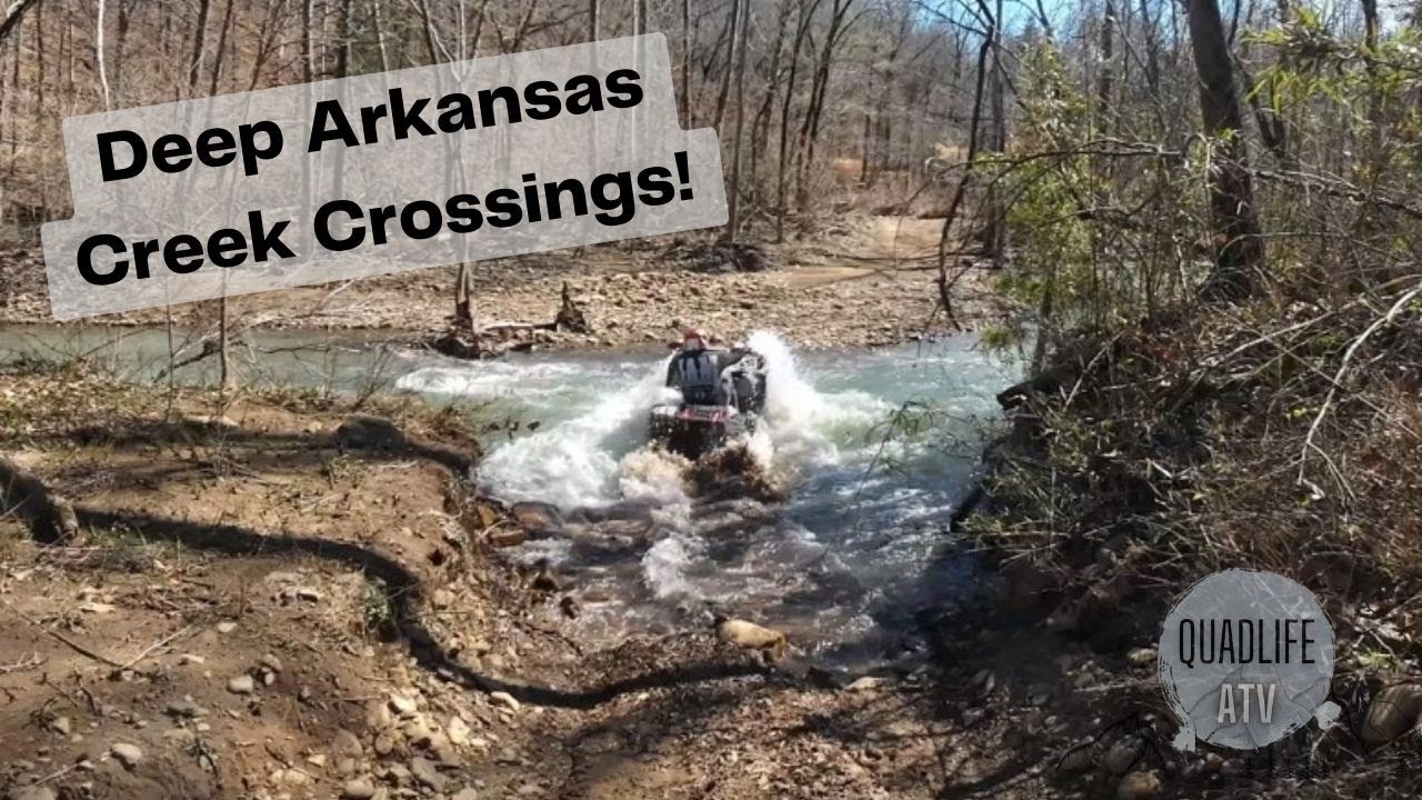 Ozark Mountain ATV Trails with the KC ATV crew! Lots of beautiful creek crossings!