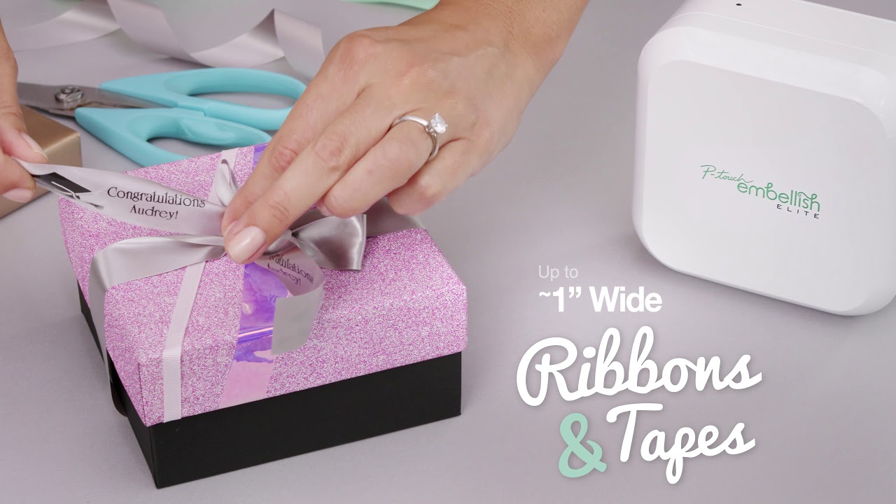 Choose from Brother P-touch Embellish Supplies for Almost Endless Options