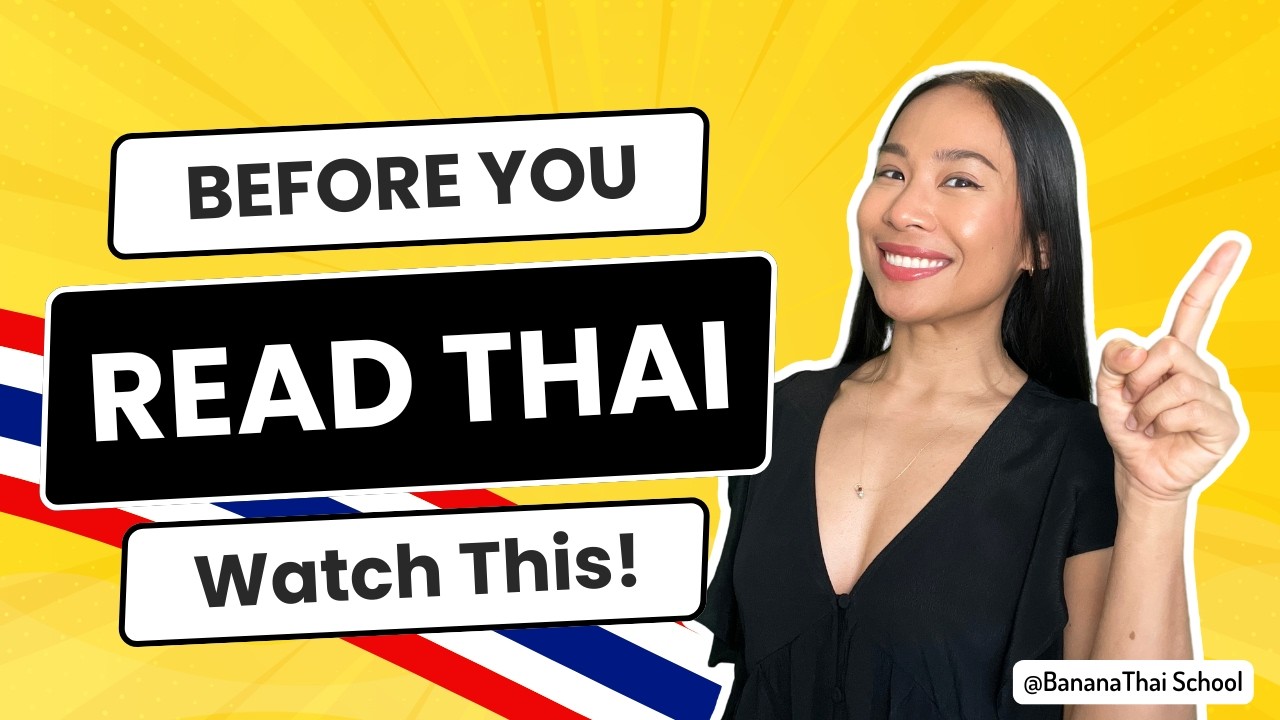 Before You Learn Thai Alphabet&hellip; Watch This