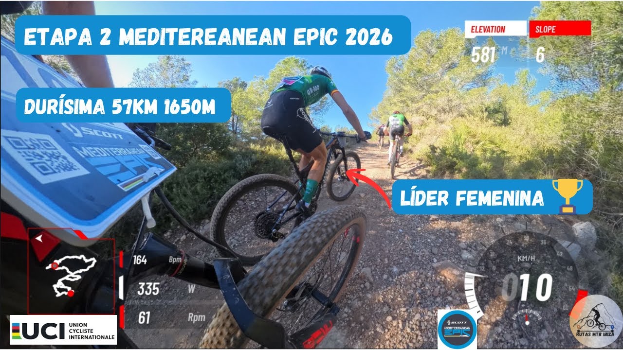 ⚠️ETAPA 2 MEDITERRANEAN EPIC 2026⚠️ | 57KM +1650m | DURÍSIMA SIN APENAS DESCANSOS...☠️ | SENDAS 🤩