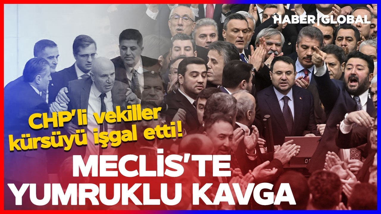 Meclis'te Yumruklu Kavga! Gürlek ve Çiftçi'nin Yeminleri Öncesi Meclis'te Gerginlik Yaşandı!