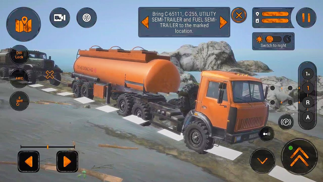 MudRunner Android #9 - Delivery Mission
