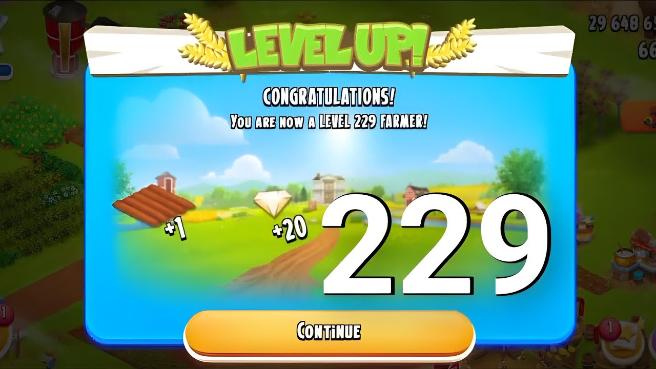 Hay Day LEVEL UP 229!