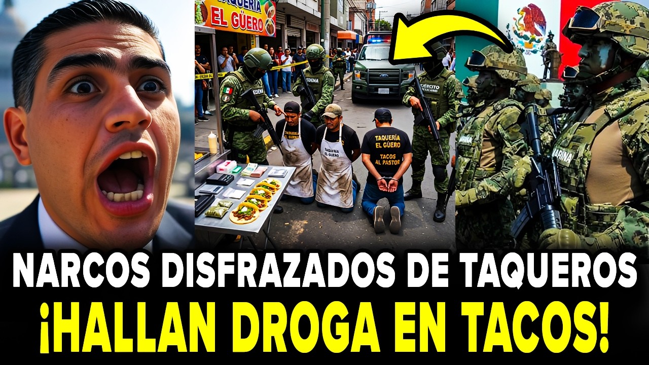 HARFUCH PILLA a 23 SICARIOS DISFRAZADOS de TAQUEROS en PLENO ENCARGO de DROGA del CJNG