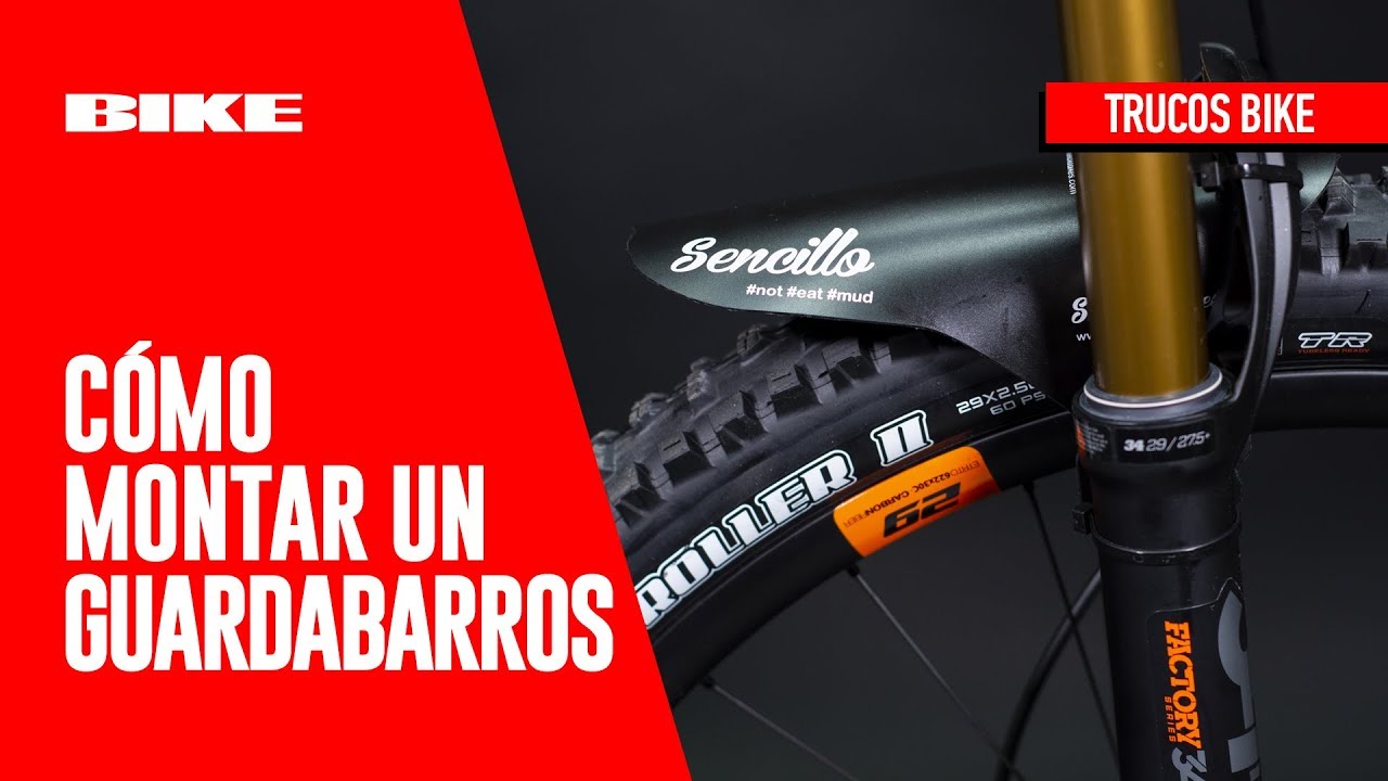 Trucos BIKE: C&oacute;mo montar un guardabarros delantero.