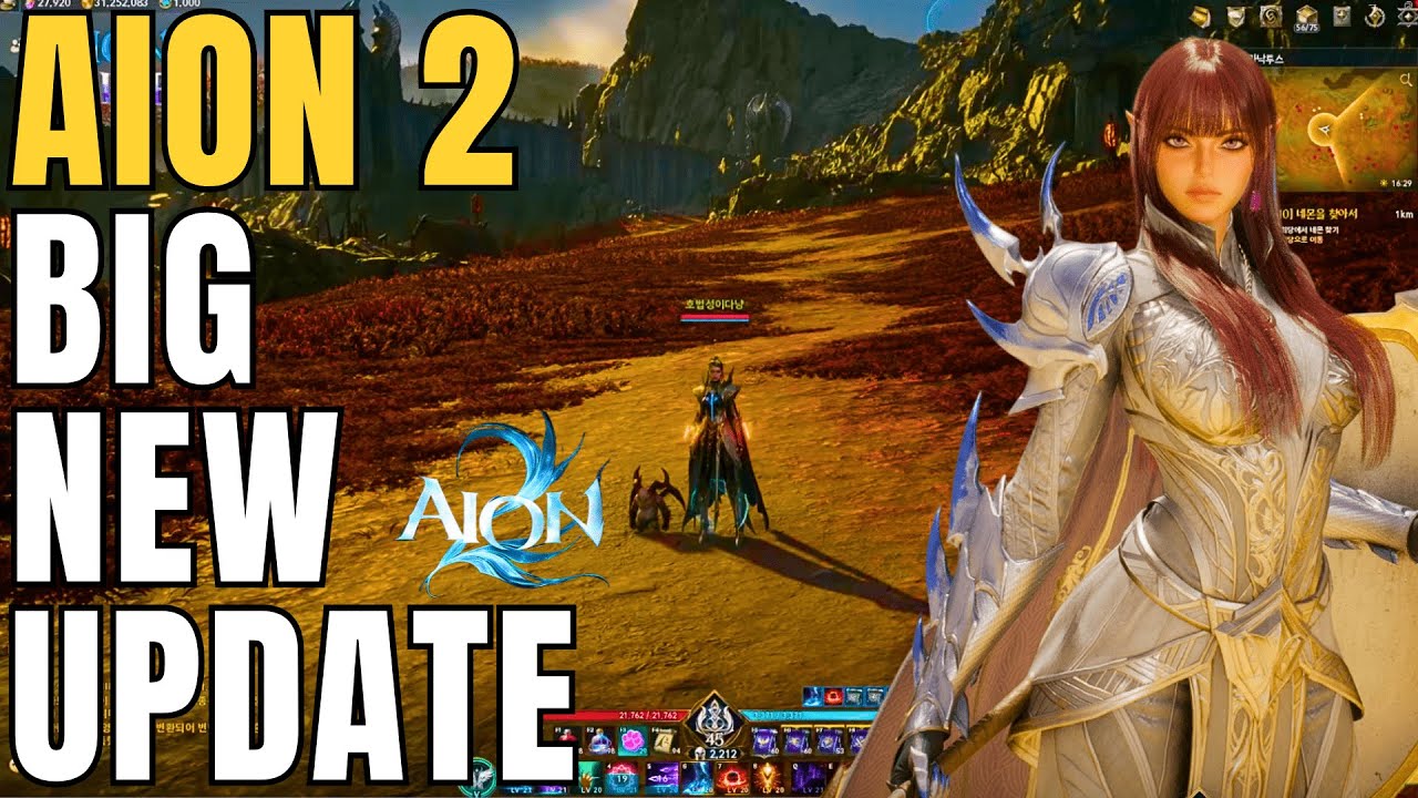 AION 2 Big News - Flag System In PVP - Elementalist Buff - Classes Skill Changes - New MMORPG - F2P