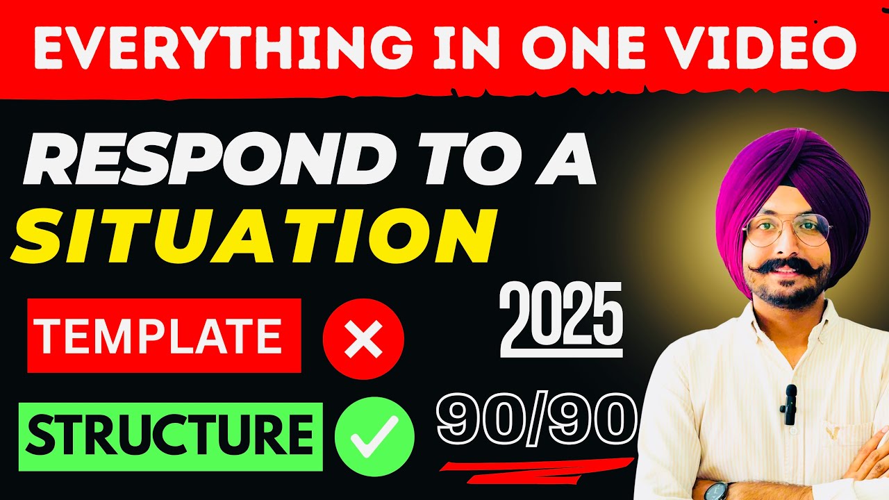 PTE Respond to a Situation NEW Task 2025 | Complete Speaking Guide + PROOF for 90/90 Score
