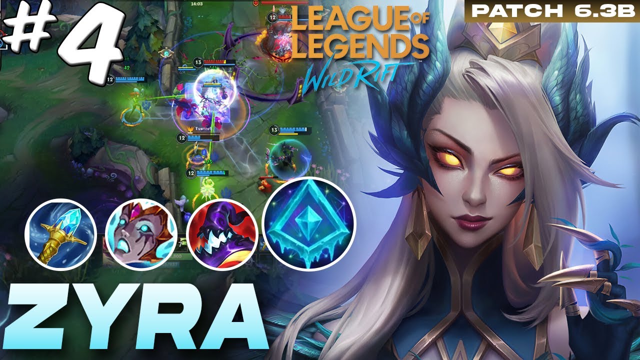 Make those plants do the work! | Zyra Support Gameplay #4 | WildRift